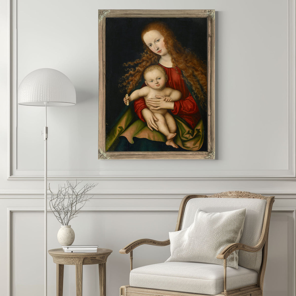 Virgin Child 02 By Lucas Cranach the Elder