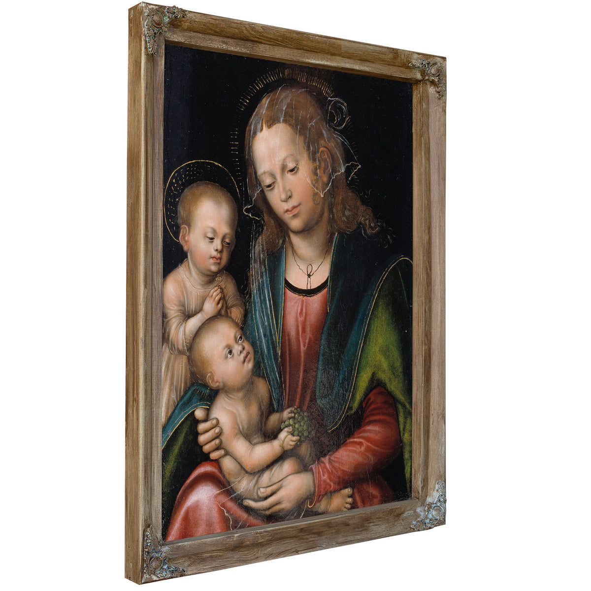 Virgin Child Adored the Infant St John By Lucas Cranach the Elder