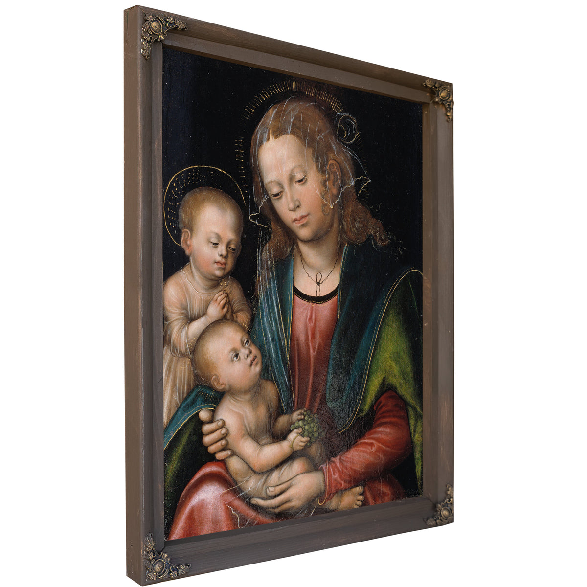 Virgin Child Adored the Infant St John By Lucas Cranach the Elder