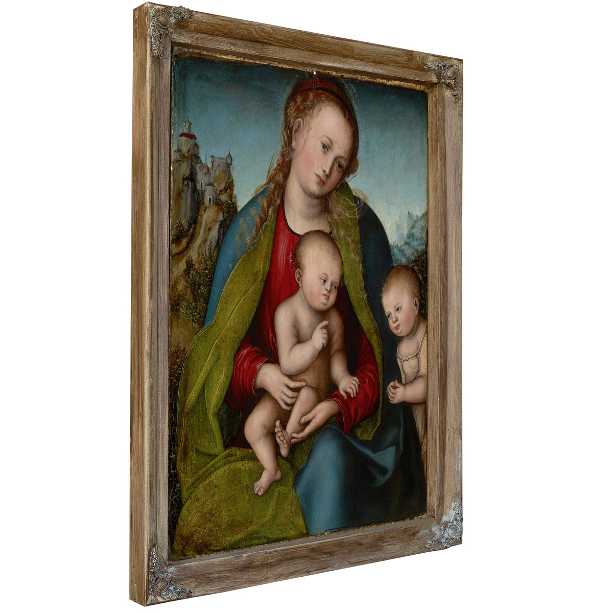 Virgin Mary the Child Saint John By Lucas Cranach the Elder