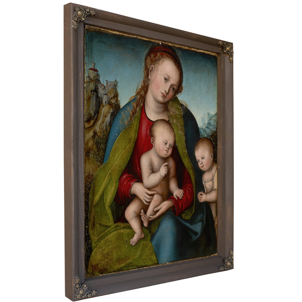 Virgin Mary the Child Saint John By Lucas Cranach the Elder