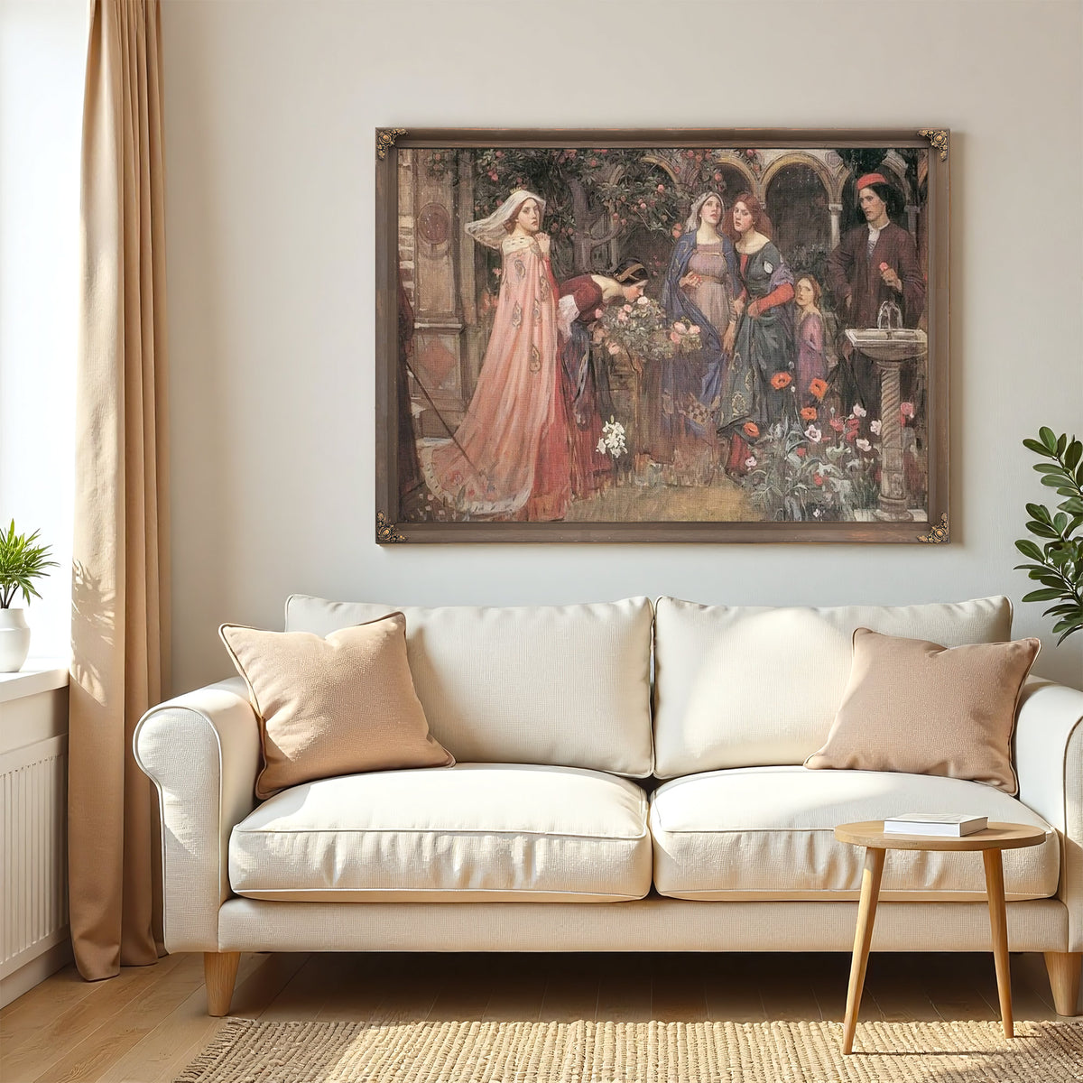 The Enchanted Garden By John Waterhouse