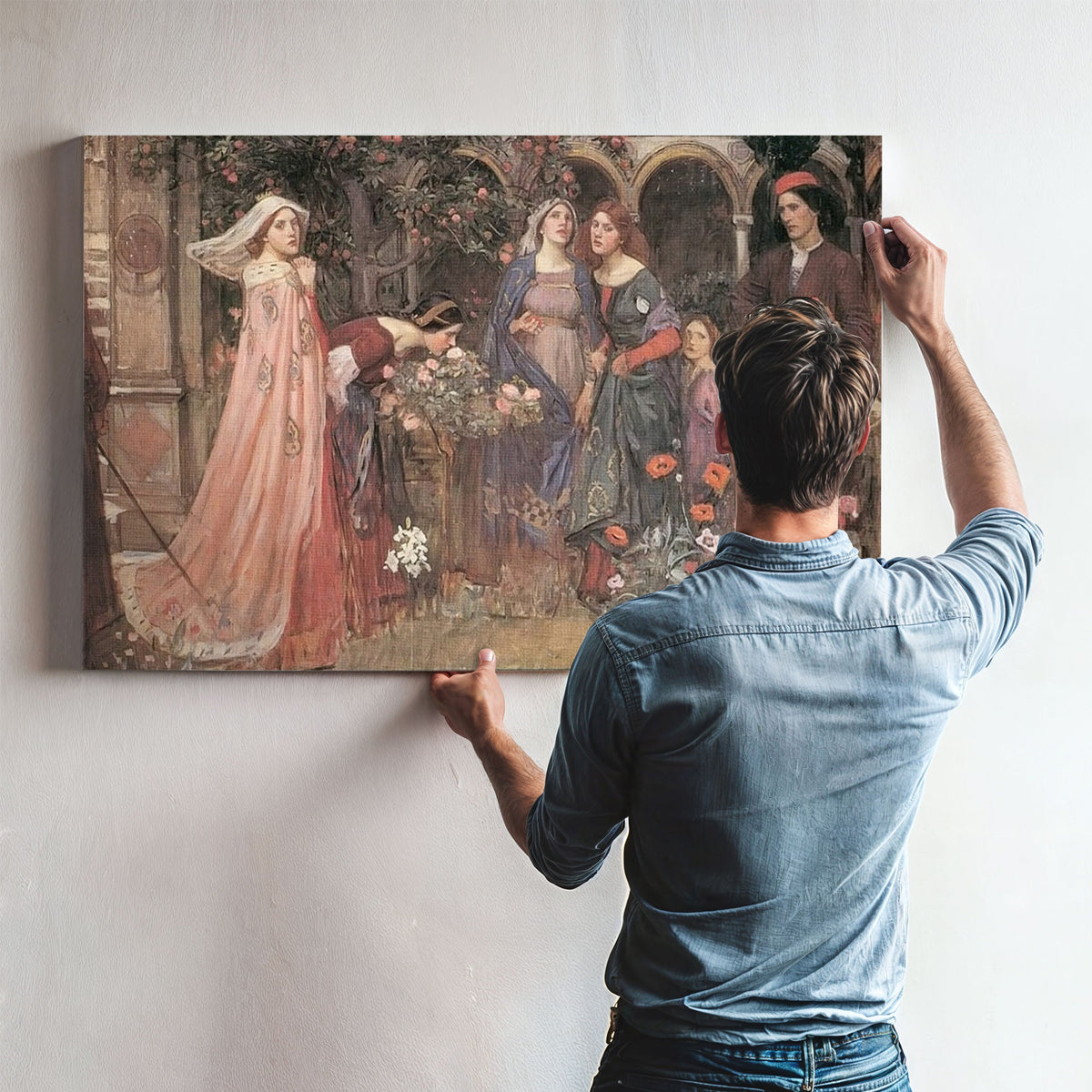 The Enchanted Garden By John Waterhouse