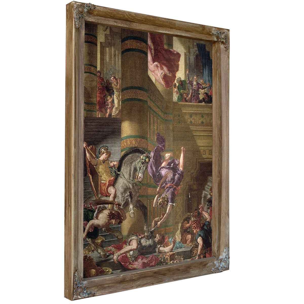 The Expulsion Of Heliodorus From The Temple By Ferdinand Victor Eugene Delacroix