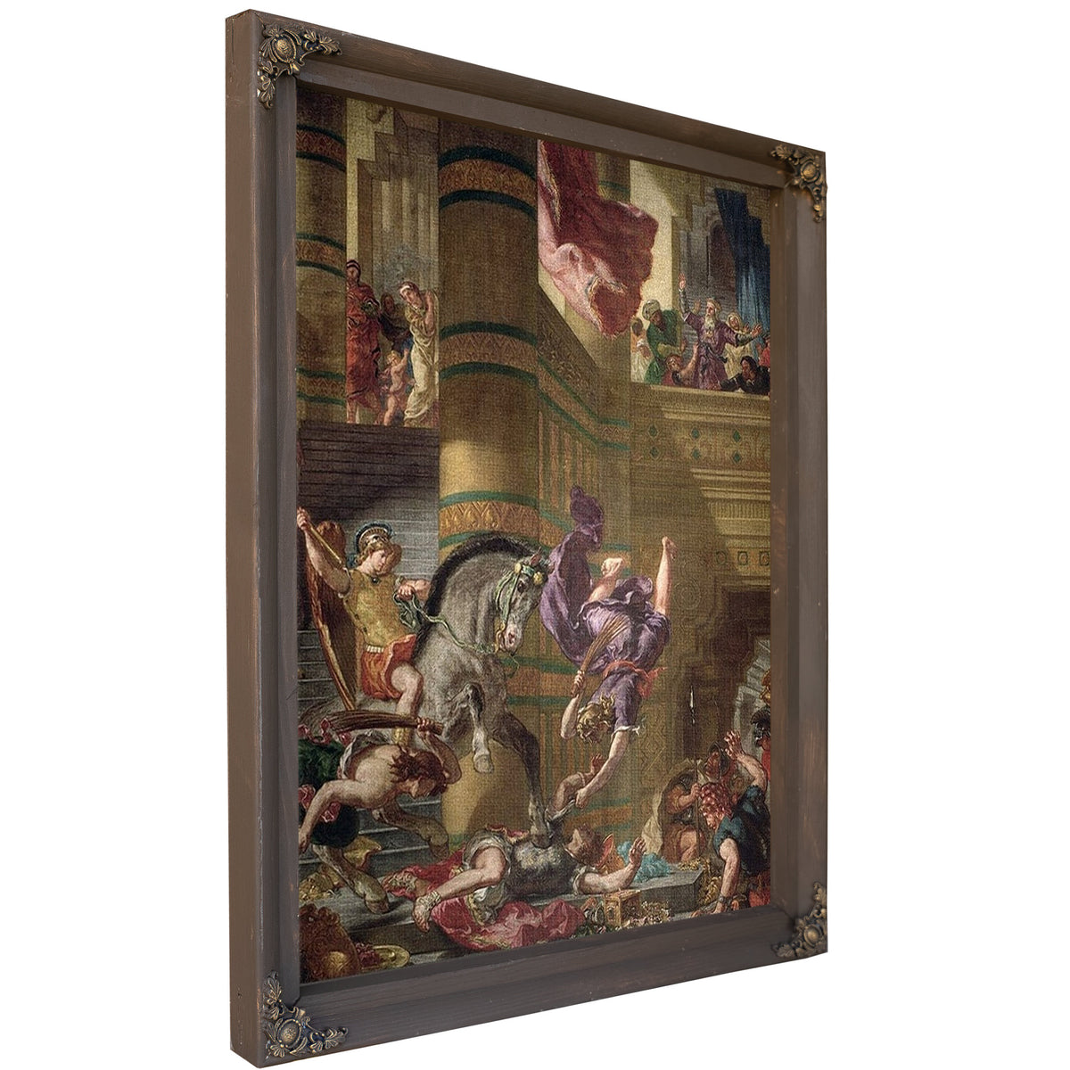 The Expulsion Of Heliodorus From The Temple By Ferdinand Victor Eugene Delacroix