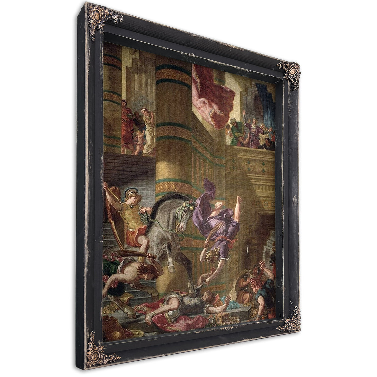 The Expulsion Of Heliodorus From The Temple By Ferdinand Victor Eugene Delacroix