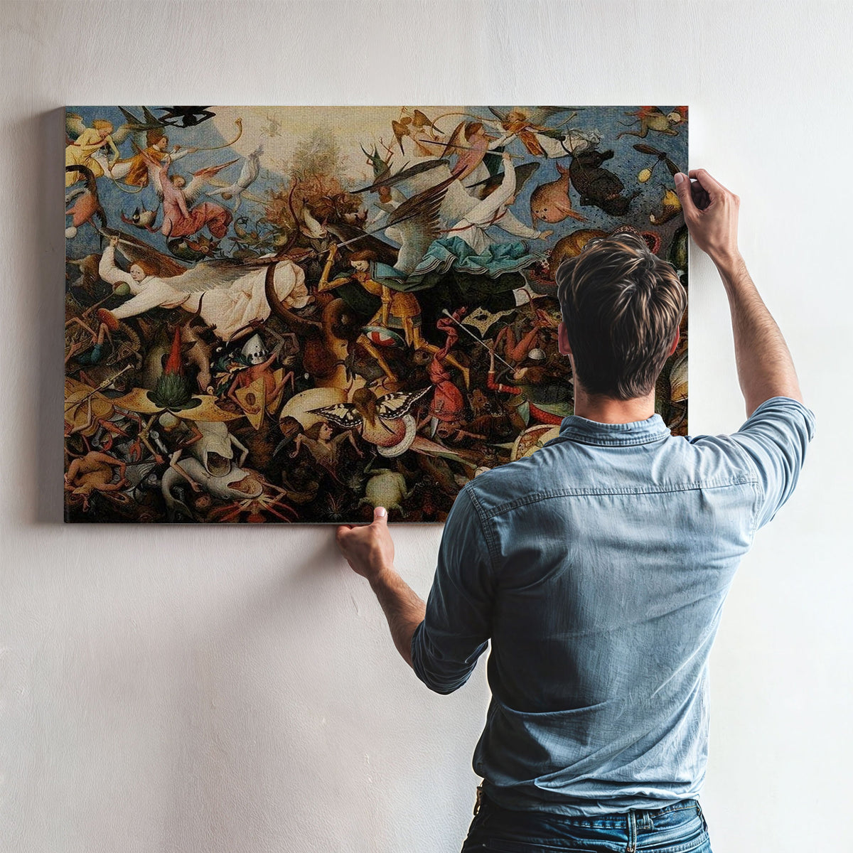 The Fall Of The Rebel Angels 1562 117X162Cm Royal Museums Of Fine Arts In Belgium By The Elder