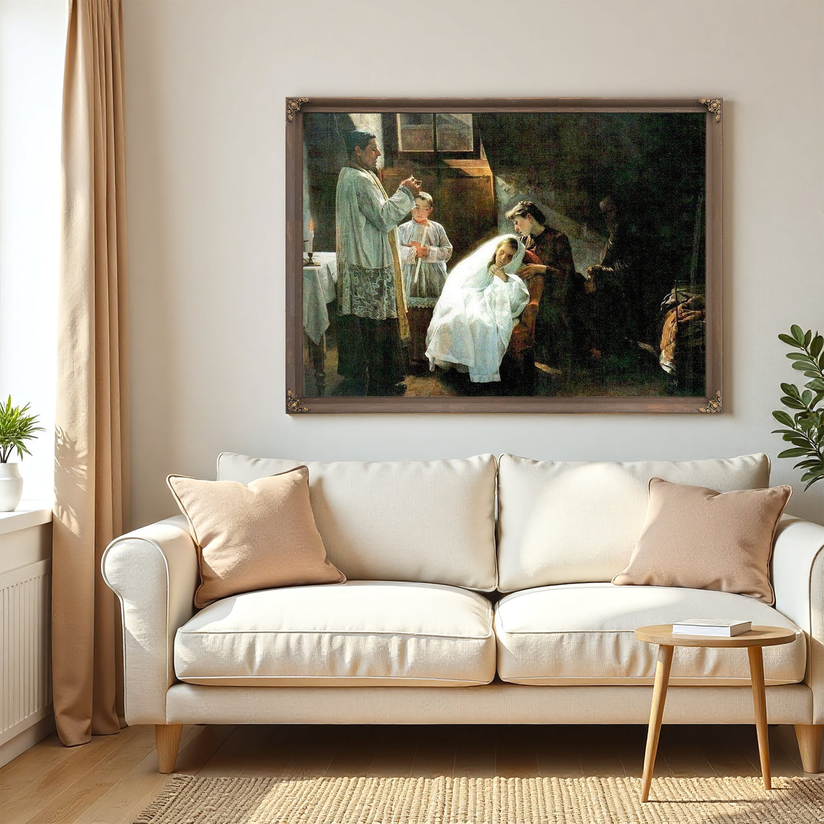 The First And Last Communion 1888 By Cristobal Rojas Poleo