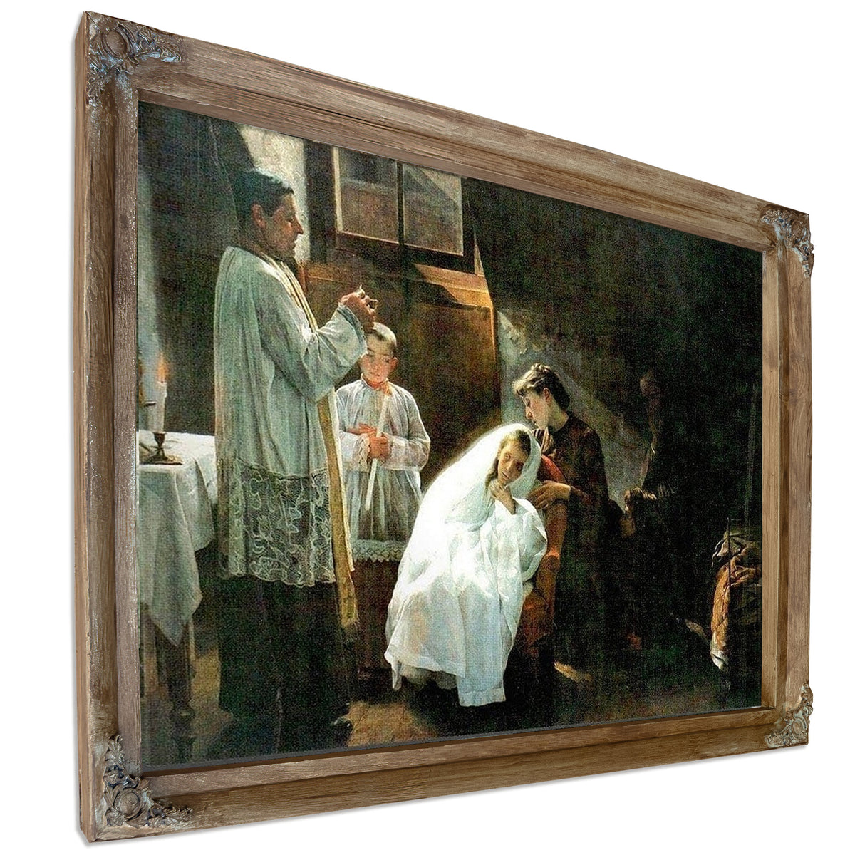 The First And Last Communion 1888 By Cristobal Rojas Poleo