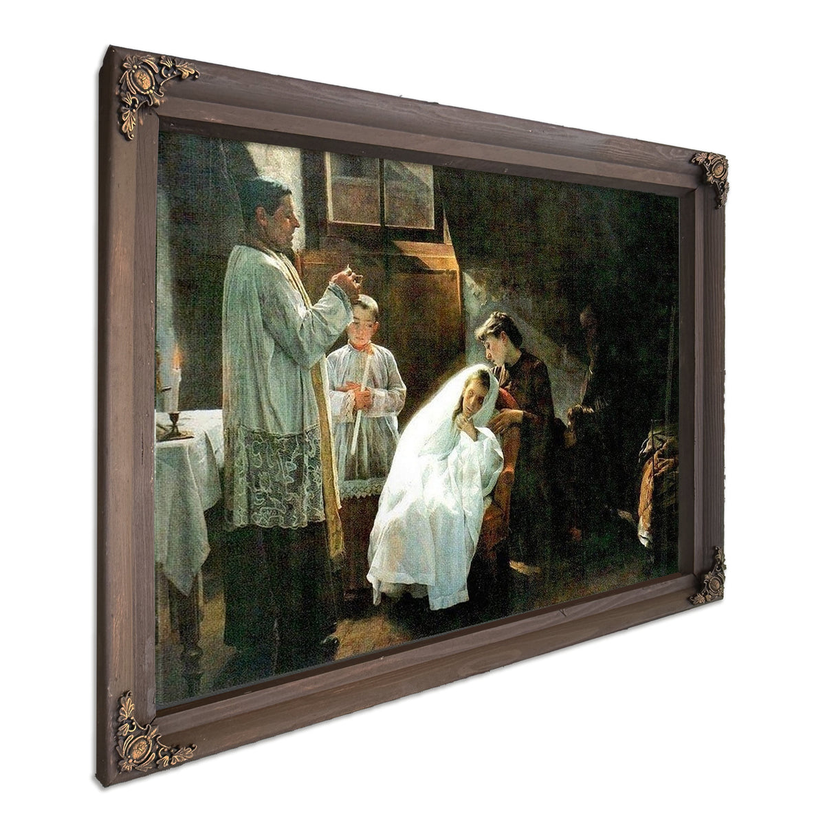 The First And Last Communion 1888 By Cristobal Rojas Poleo