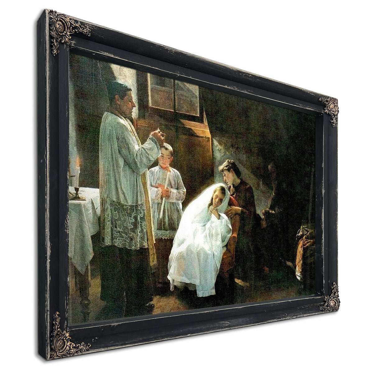 The First And Last Communion 1888 By Cristobal Rojas Poleo