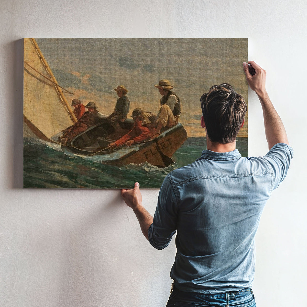 The Flirt By Winslow Homer