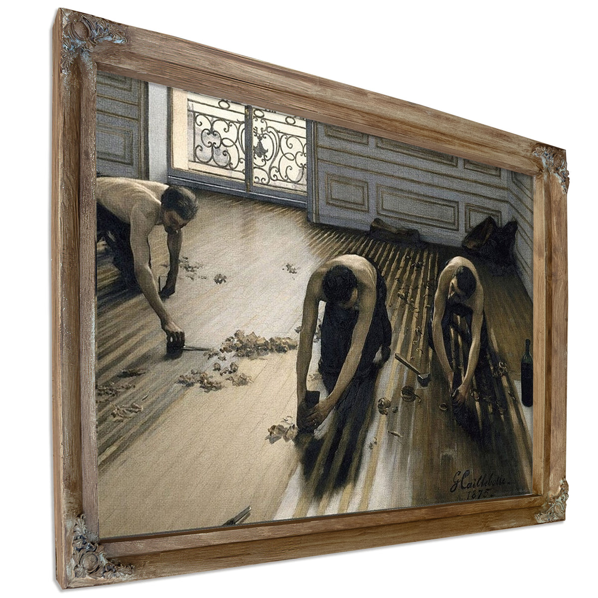 The Floor Scrapers By Gustave Caillebotte