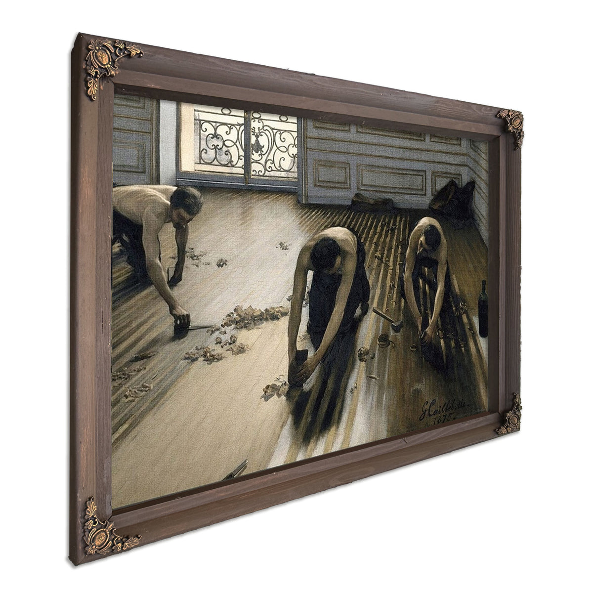 The Floor Scrapers By Gustave Caillebotte