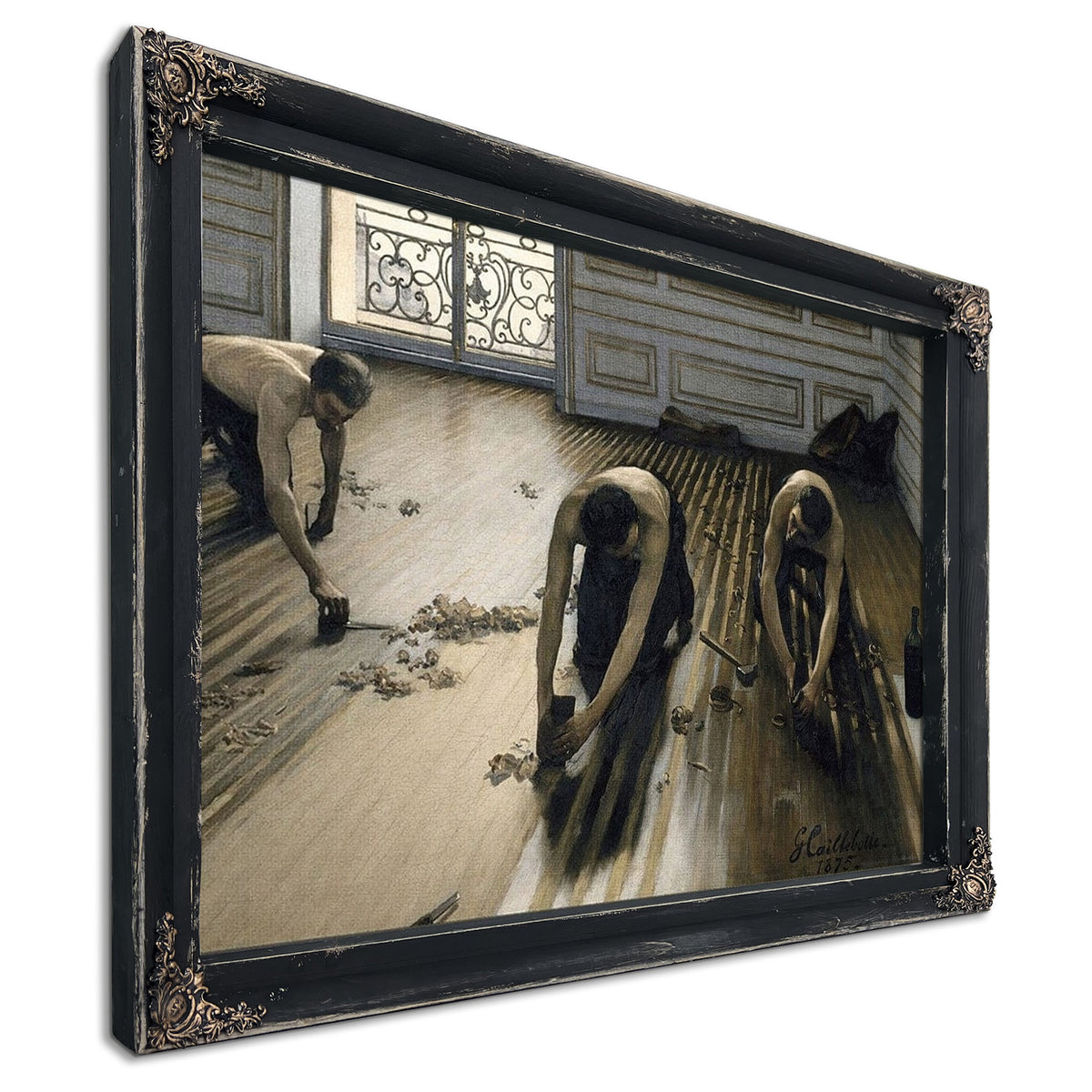 The Floor Scrapers By Gustave Caillebotte
