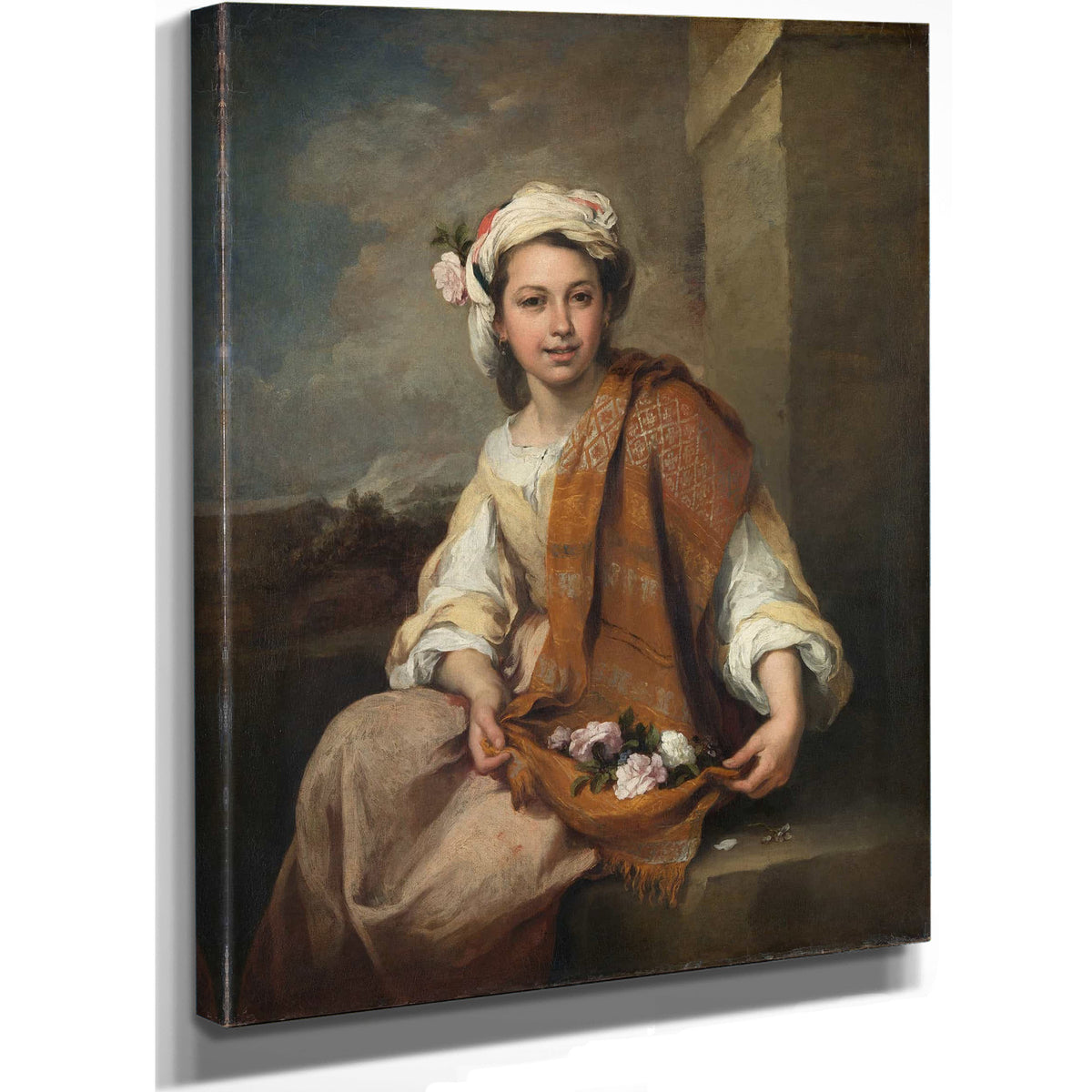 The Flower Girl by Bartolome Esteban Murillo