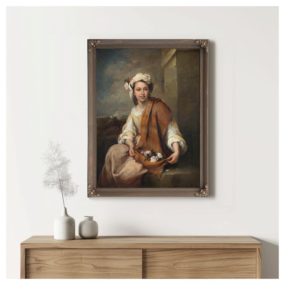 The Flower Girl by Bartolome Esteban Murillo