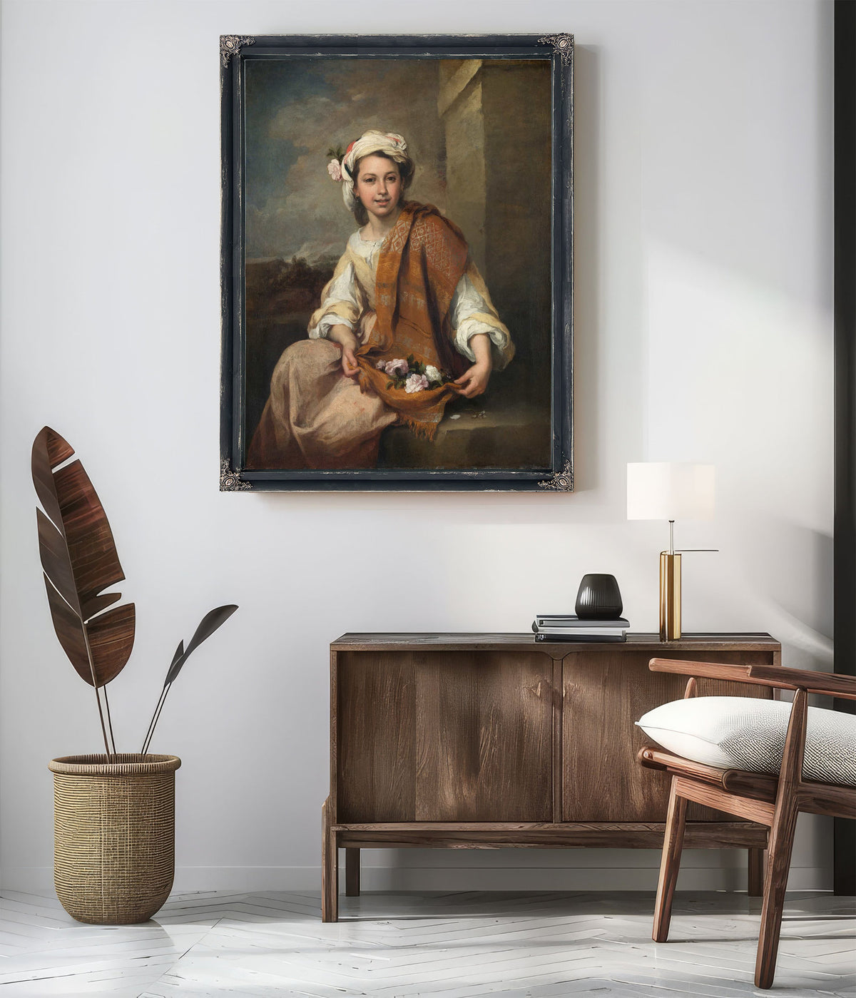 The Flower Girl by Bartolome Esteban Murillo