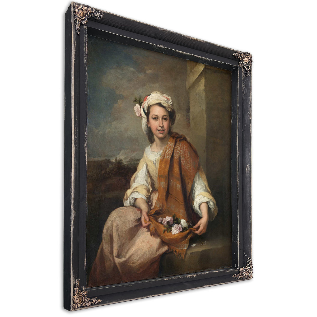 The Flower Girl by Bartolome Esteban Murillo