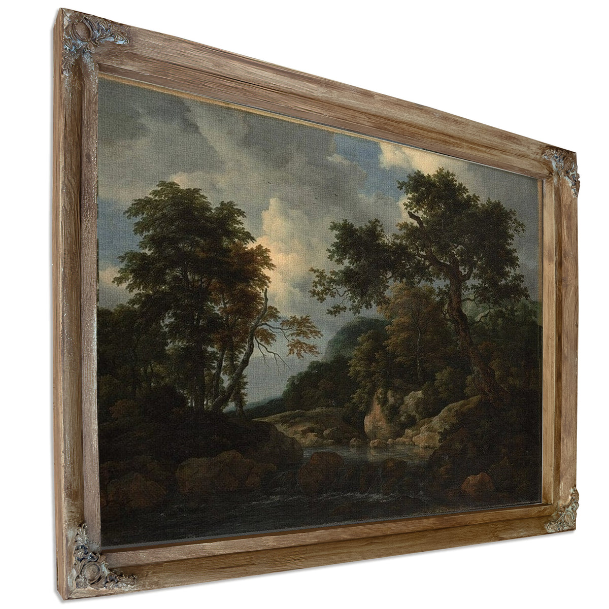 The Forest Stream By Jacob Van Rusdael
