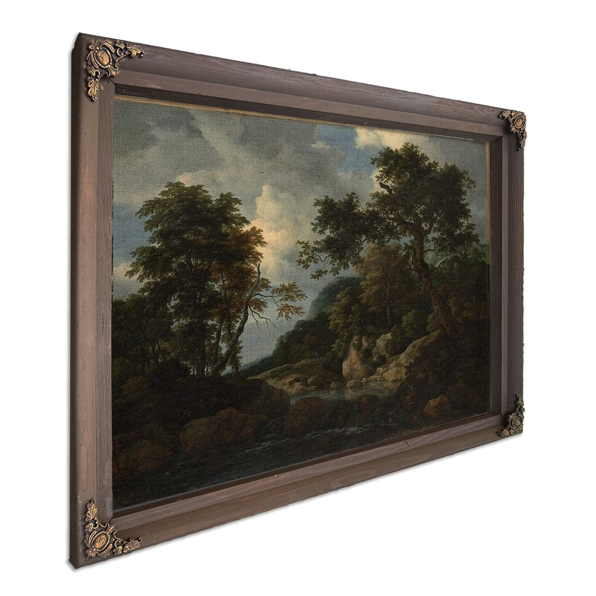 The Forest Stream By Jacob Van Rusdael