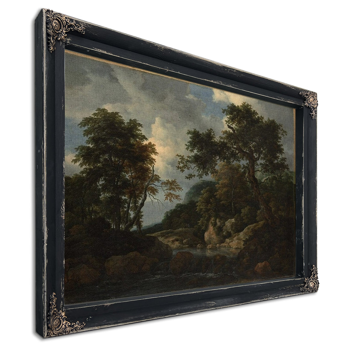 The Forest Stream By Jacob Van Rusdael