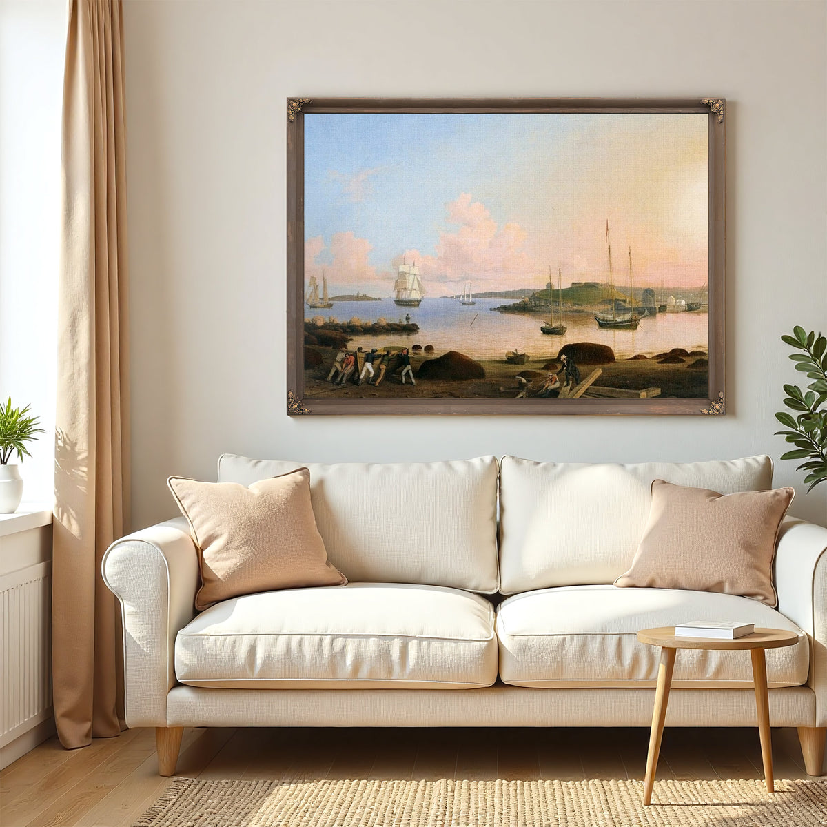 The Fort And Ten Pound Island Gloucester Mass By Fitz Henry Lane
