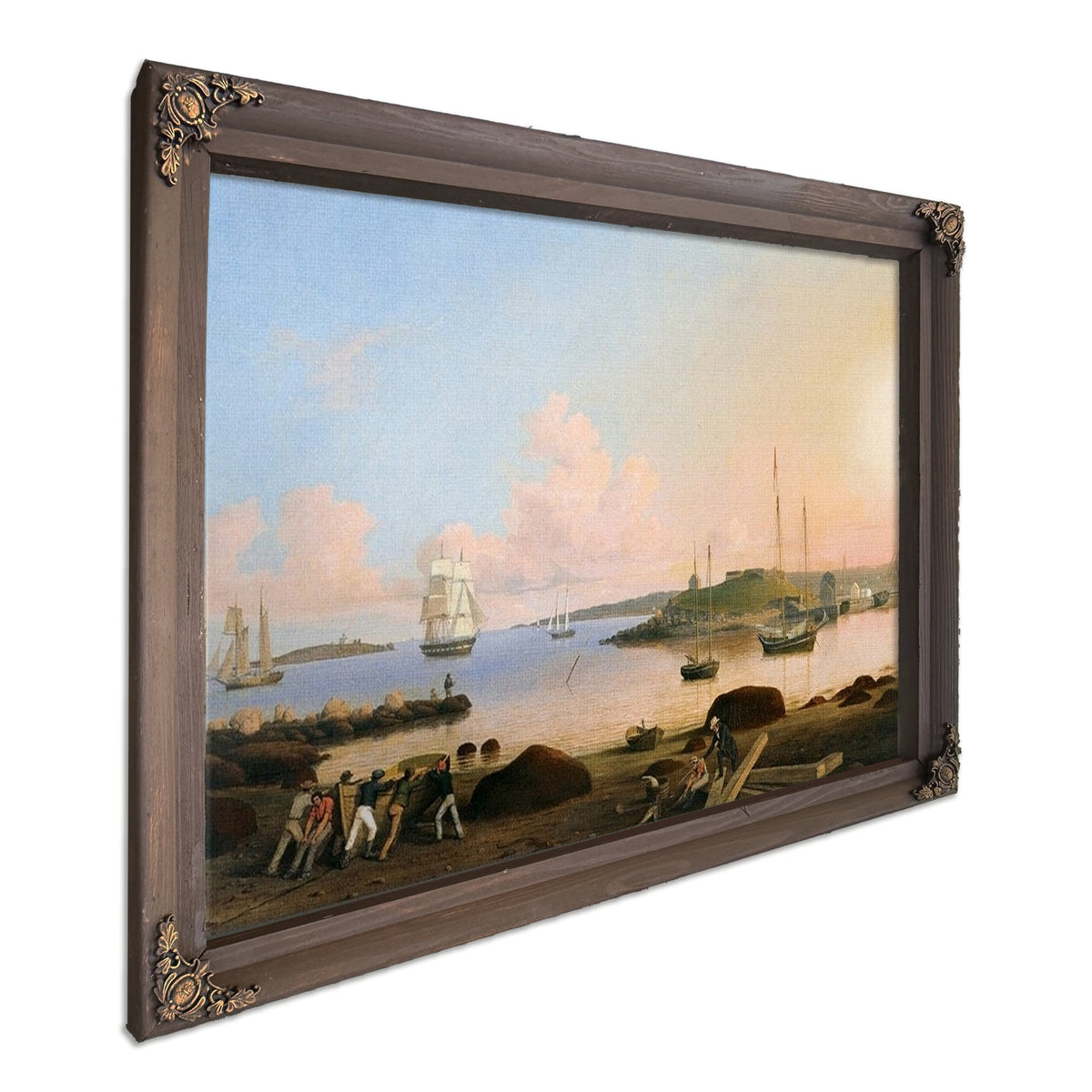 The Fort And Ten Pound Island Gloucester Mass By Fitz Henry Lane