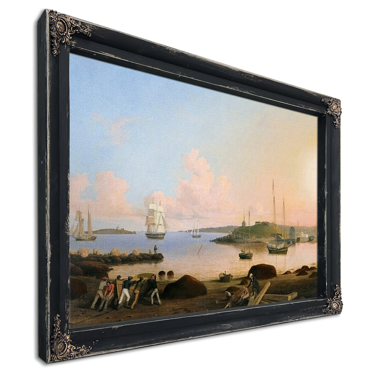 The Fort And Ten Pound Island Gloucester Mass By Fitz Henry Lane