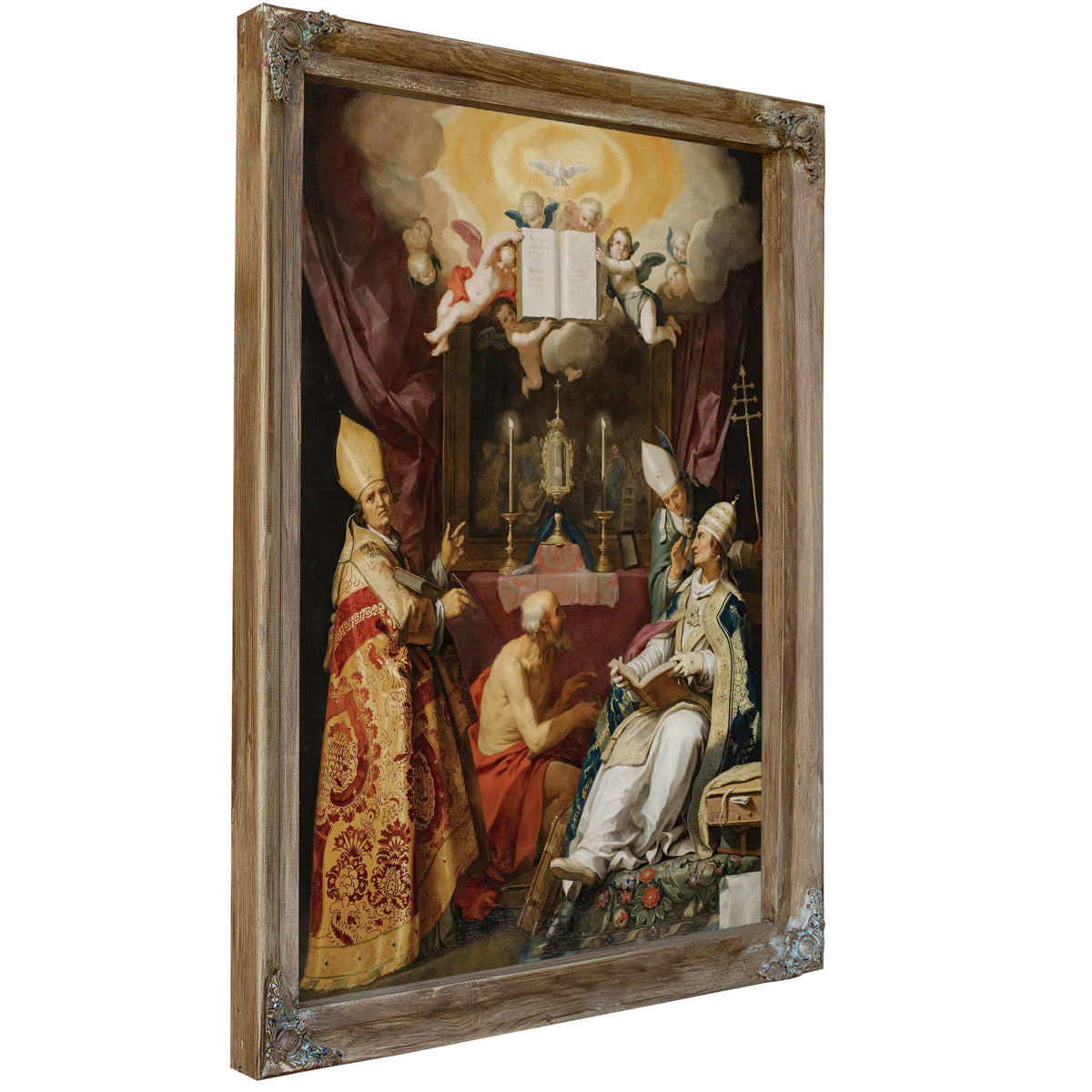 The Four Fathers Of The Latin Church by Abraham Bloemaert