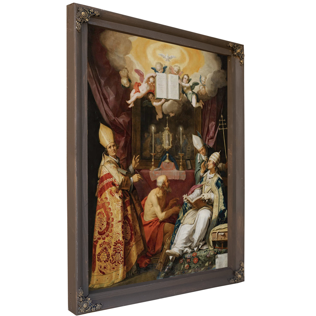 The Four Fathers Of The Latin Church by Abraham Bloemaert