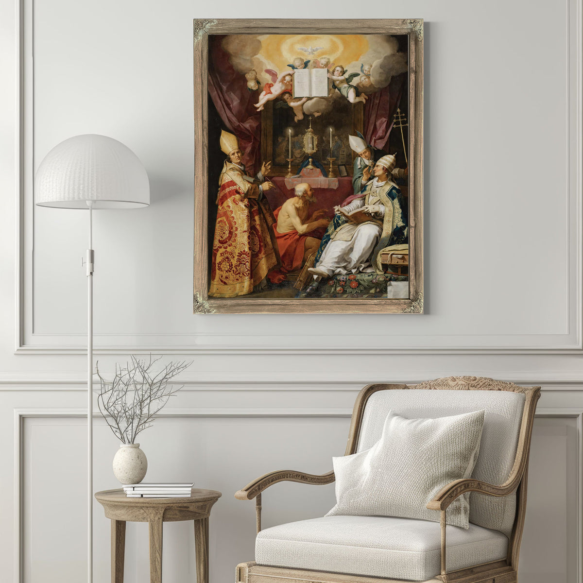 The Four Fathers Of The Latin Church by Abraham Bloemaert