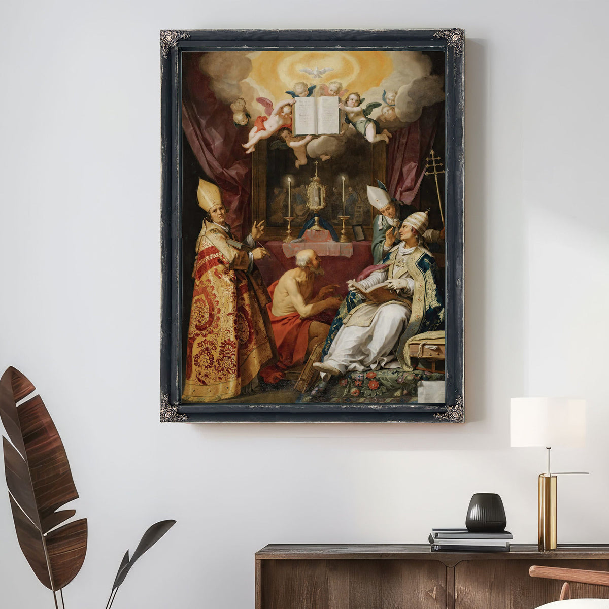 The Four Fathers Of The Latin Church by Abraham Bloemaert