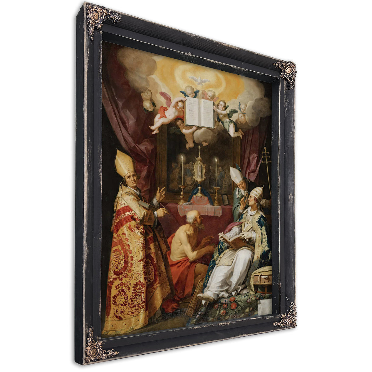 The Four Fathers Of The Latin Church by Abraham Bloemaert