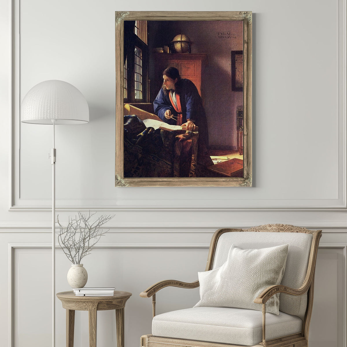 The Geographer 1669 By Johannes Vermeer