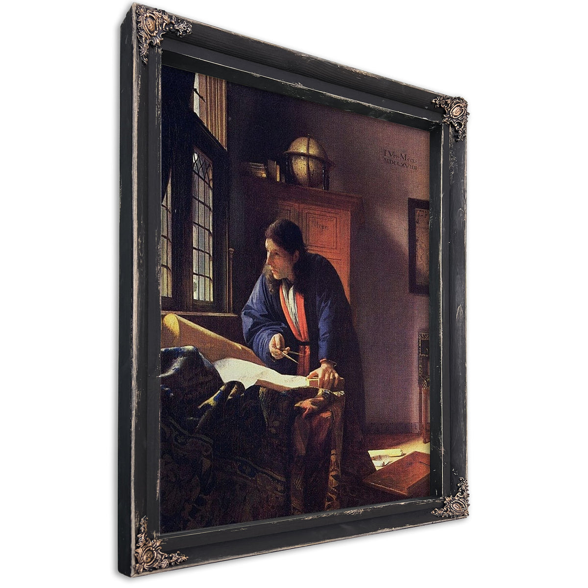 The Geographer 1669 By Johannes Vermeer