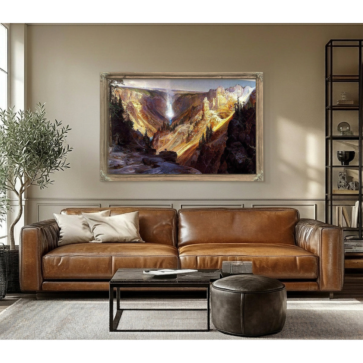 The Grand Canyon Of The Yellowstone 2 By Thomas Moran