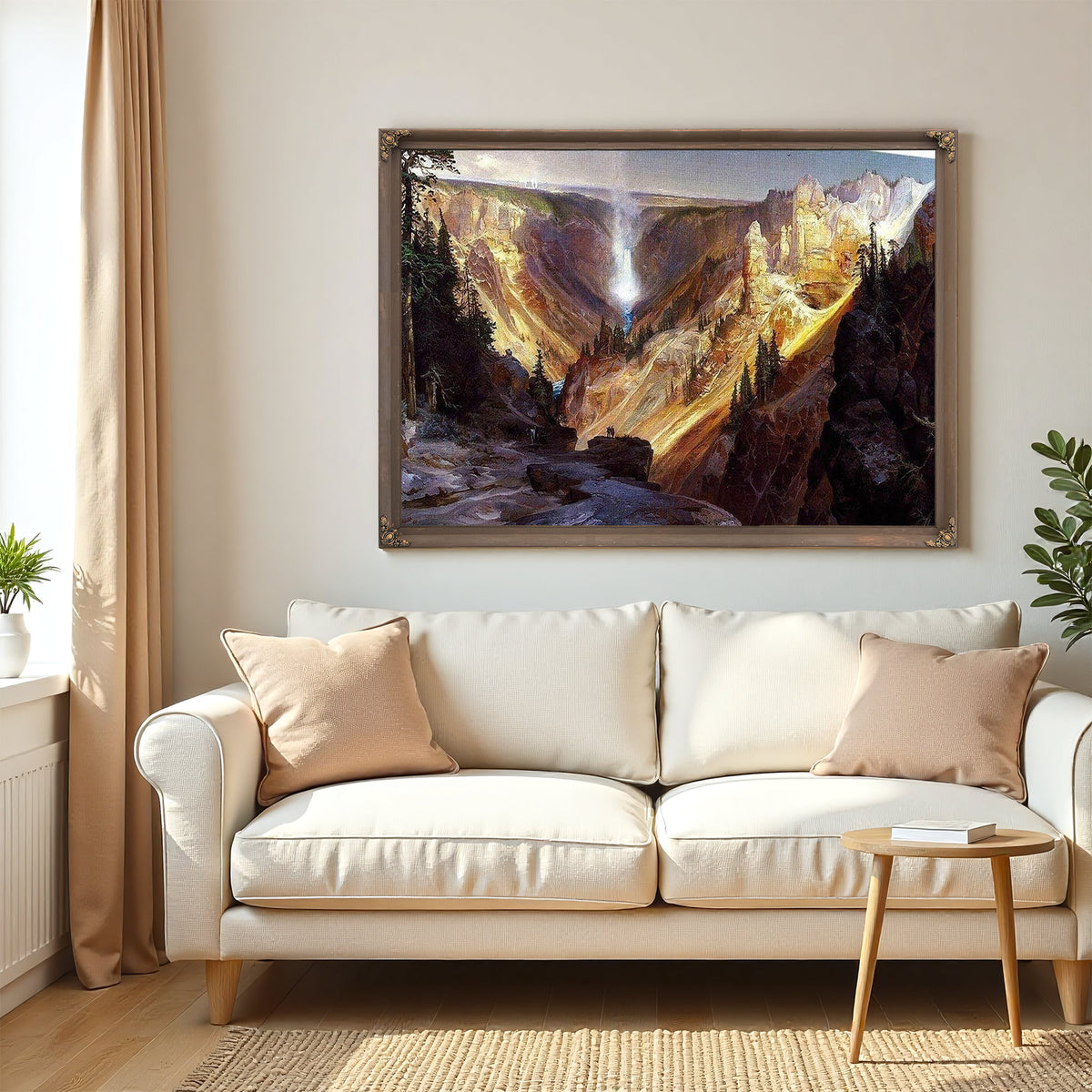 The Grand Canyon Of The Yellowstone 2 By Thomas Moran