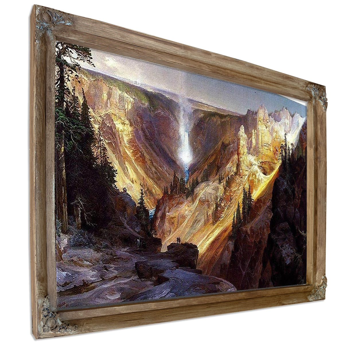 The Grand Canyon Of The Yellowstone 2 By Thomas Moran