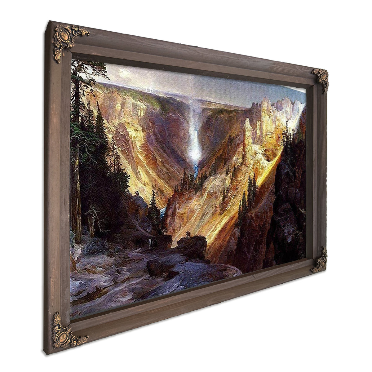 The Grand Canyon Of The Yellowstone 2 By Thomas Moran