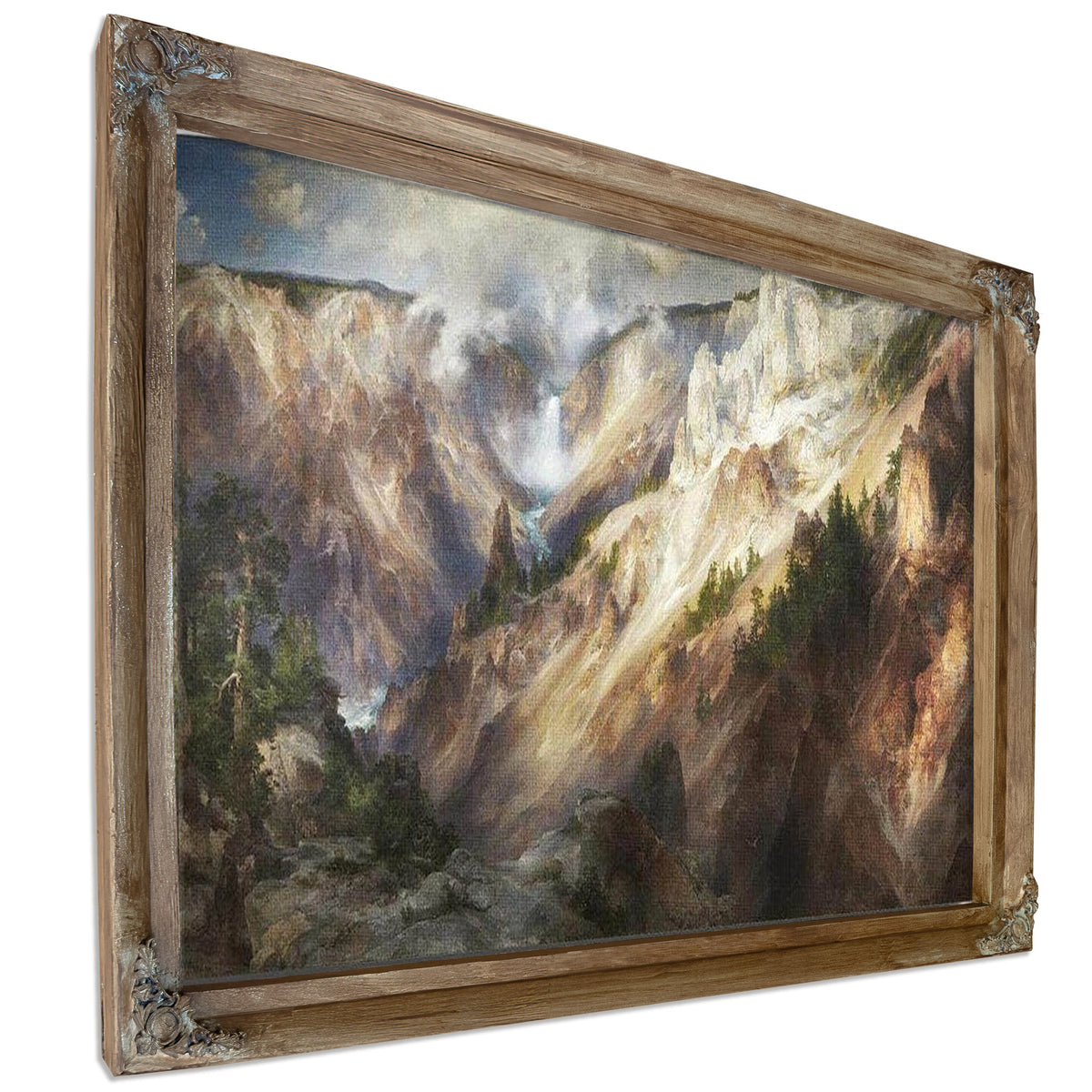 The Grand Canyon Of The Yellowstone By Thomas Moran