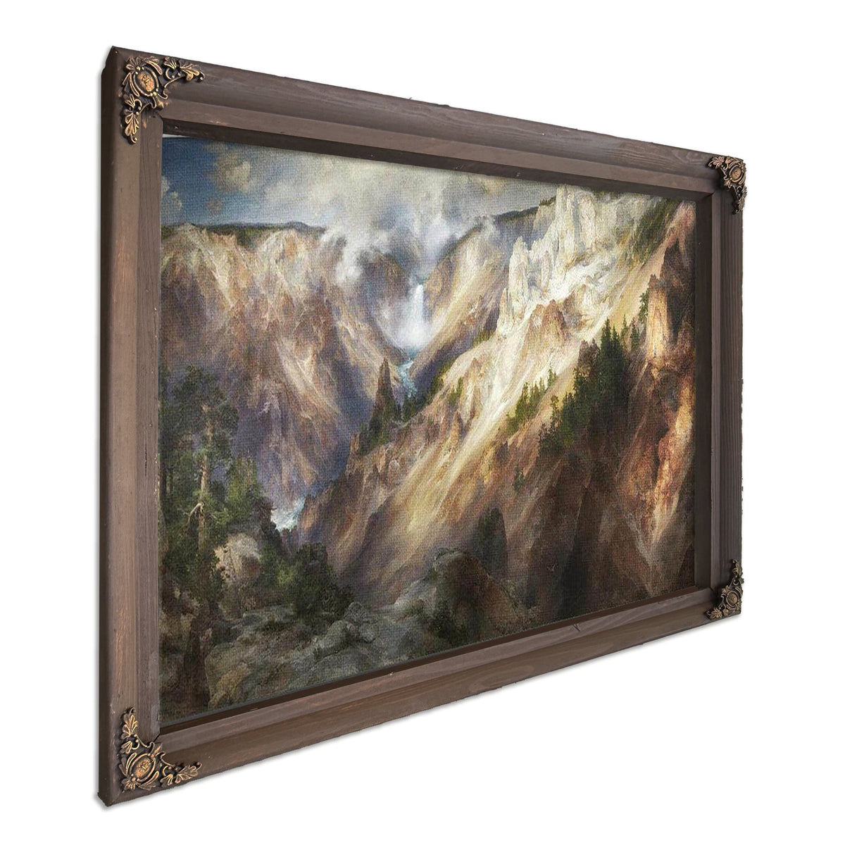 The Grand Canyon Of The Yellowstone By Thomas Moran