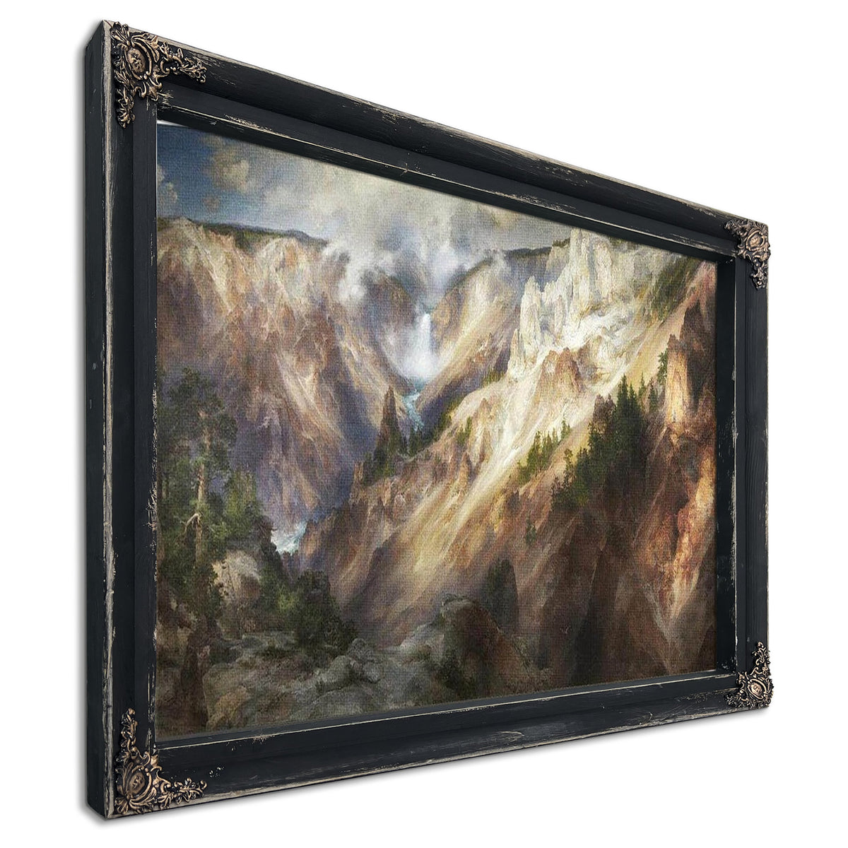 The Grand Canyon Of The Yellowstone By Thomas Moran