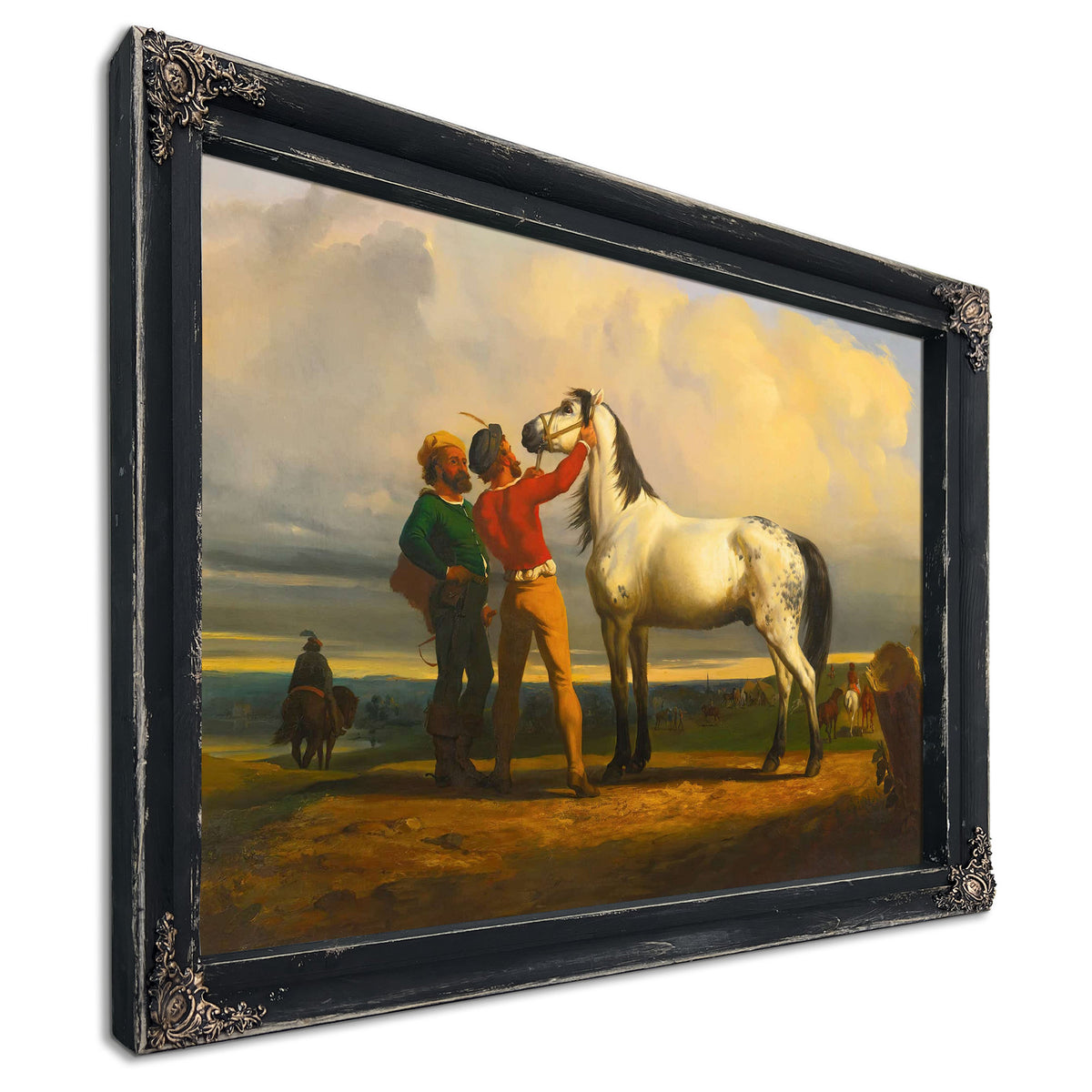 The Grey Horse At The Horse Fair by Rosa Bonheur