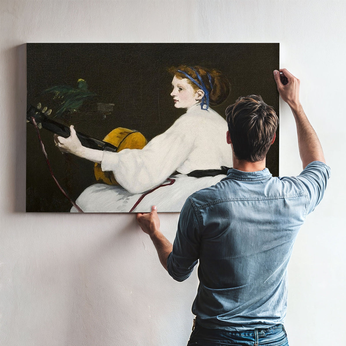 The Guitar Player By Edouard Manet