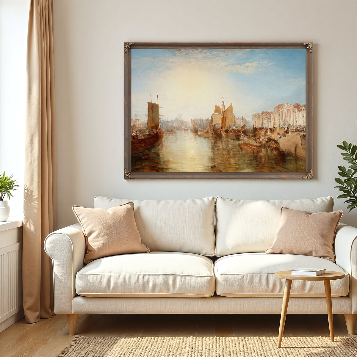 The Harbor Of Dieppe by Joseph Mallord William Turner