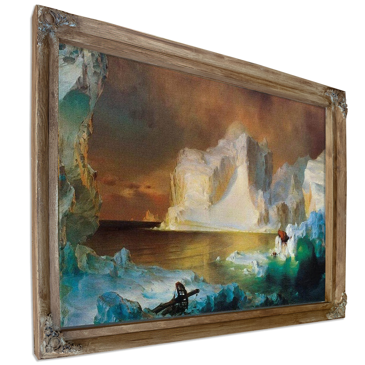 The Icebergs By Frederic Edwin Church