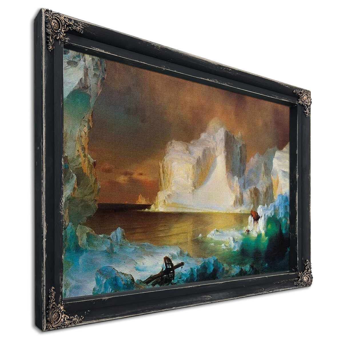 The Icebergs By Frederic Edwin Church