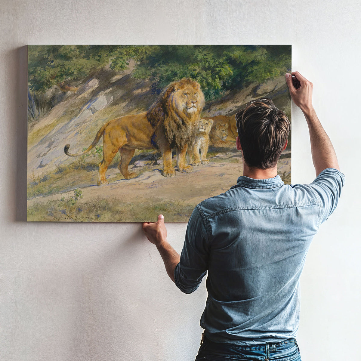 The King Watches by Rosa Bonheur