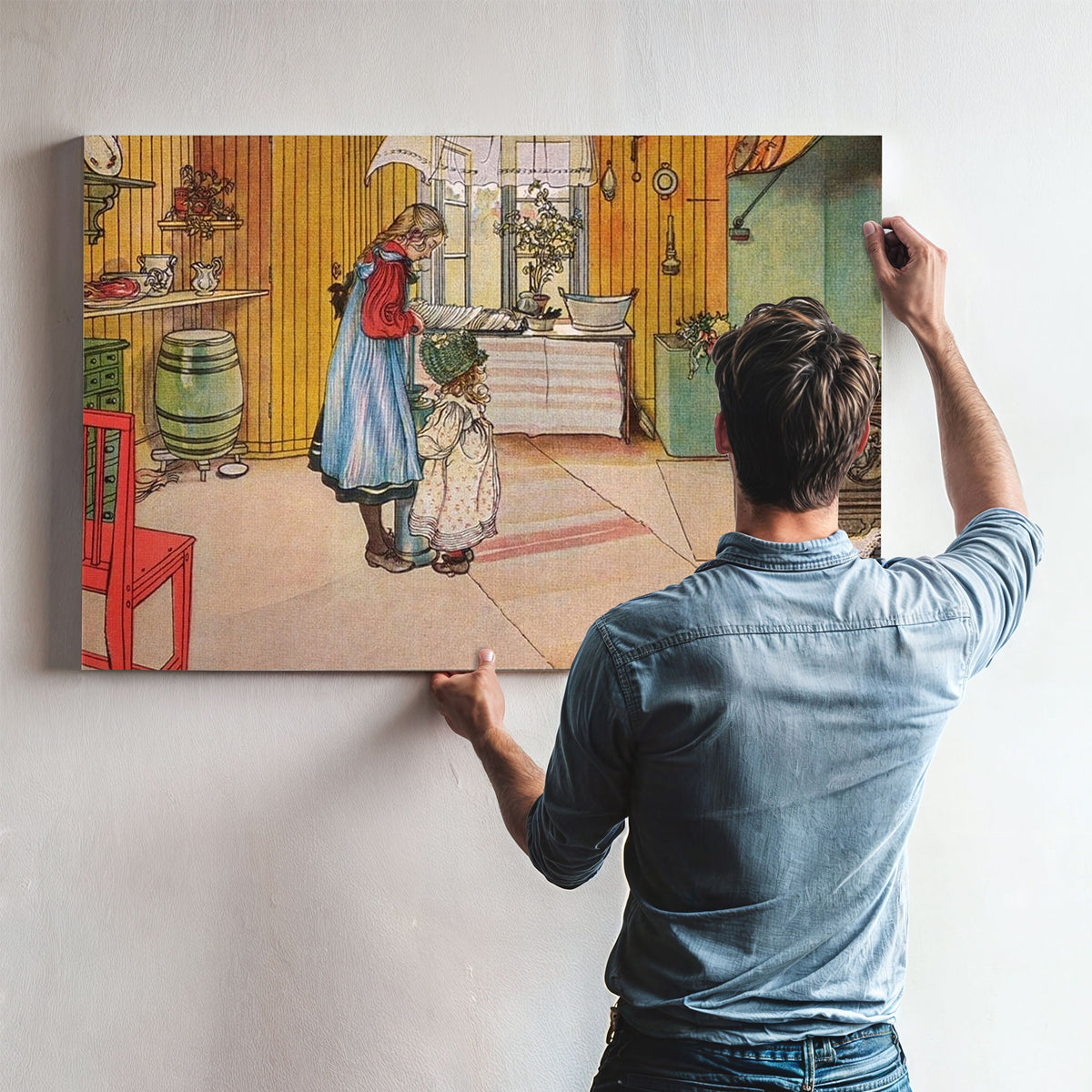 The Kitchen By Carl Larsson